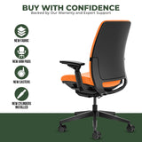 Steelcase Amia Task Chair - Fully Adjustable - Black Frame (Renewed) - Office Logix Shop