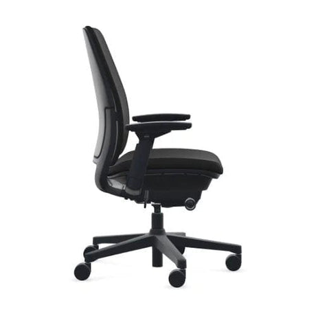 Office Logix Shop Office Task Chair Steelcase Amia Task Chair - Fully Adjustable - Black Frame (Renewed)