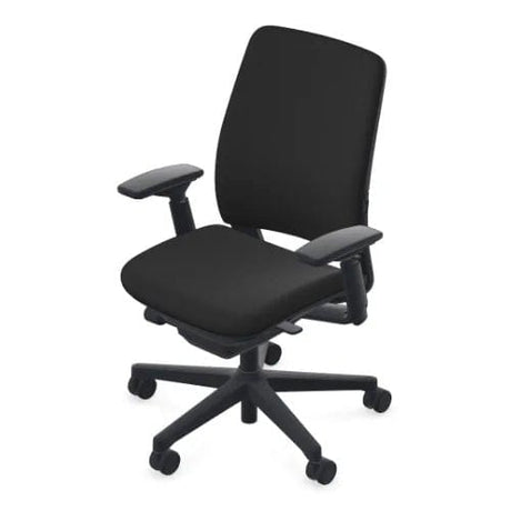 Office Logix Shop Office Task Chair Steelcase Amia Task Chair - Fully Adjustable - Black Frame (Renewed)