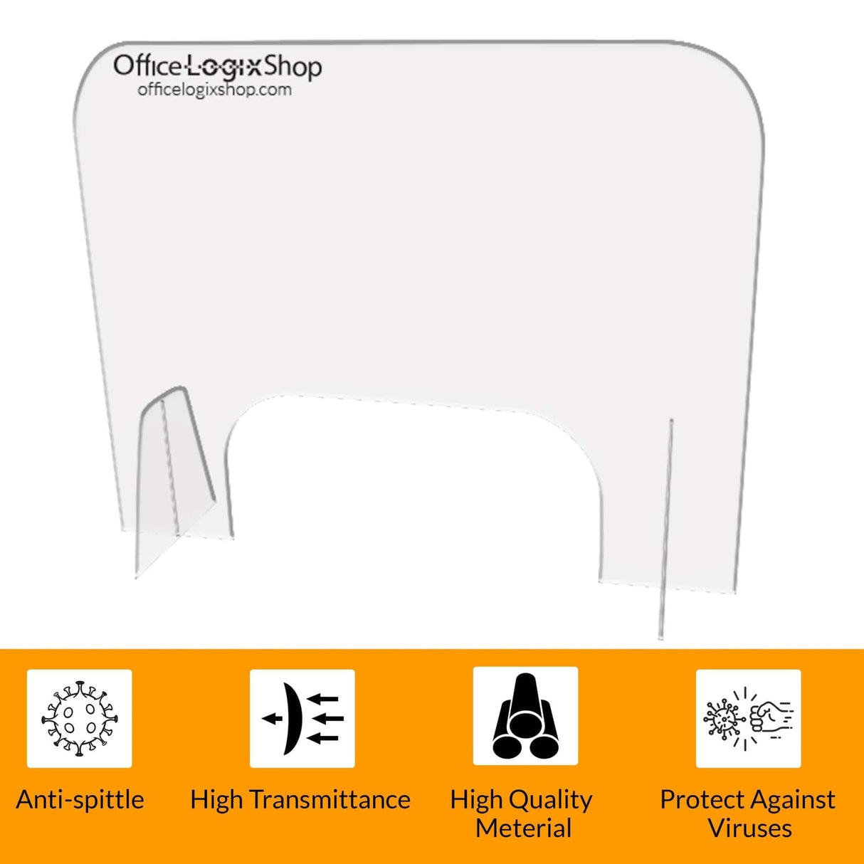 Office Logix Shop Officelogix PlexiGlass Shields Dividers for Desk