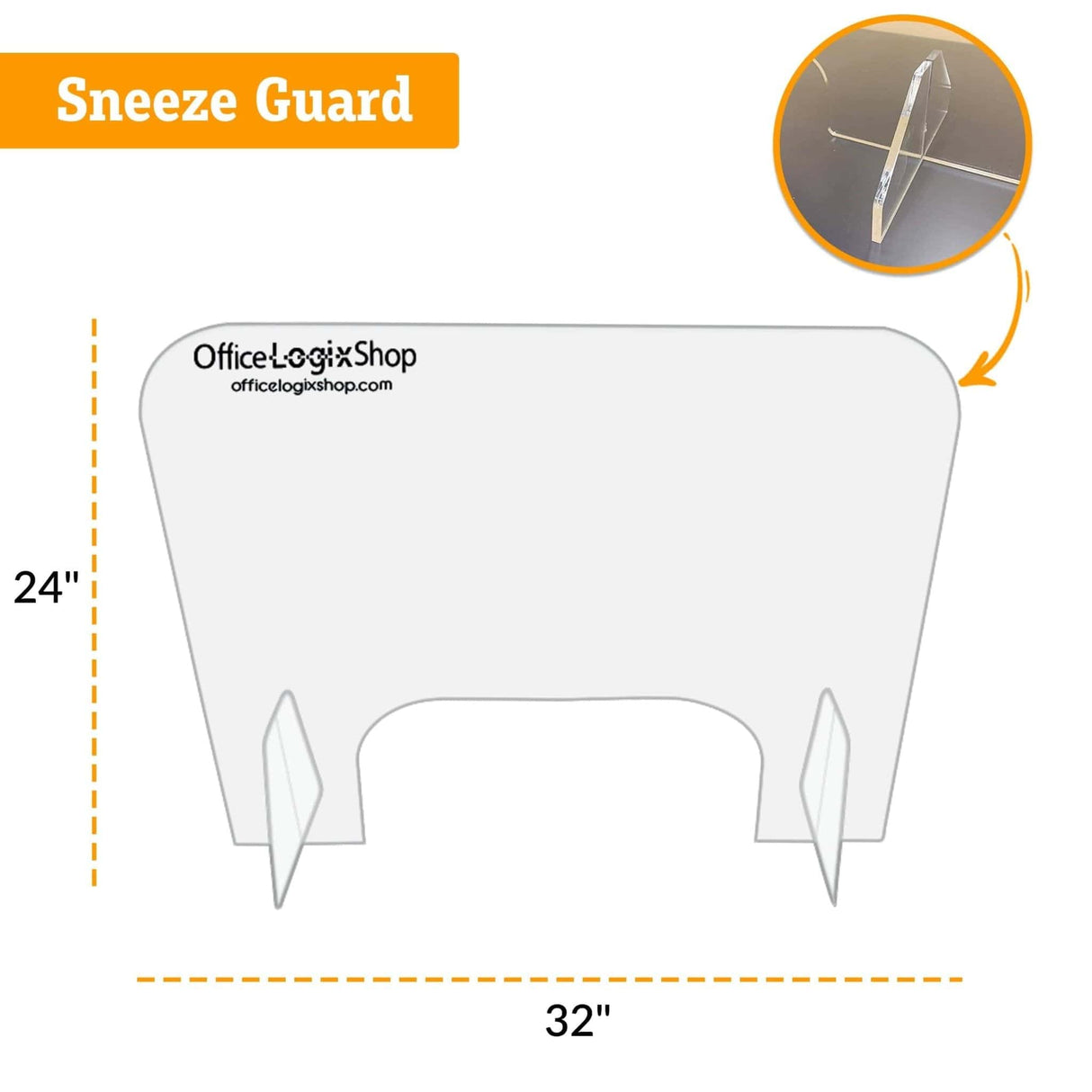 Office Logix Shop Officelogix PlexiGlass Shields Dividers for Desk