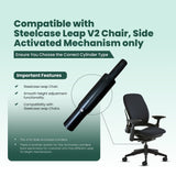 Office Logix Shop Side Activated Gas Cylinder for Steelcase Leap Chair