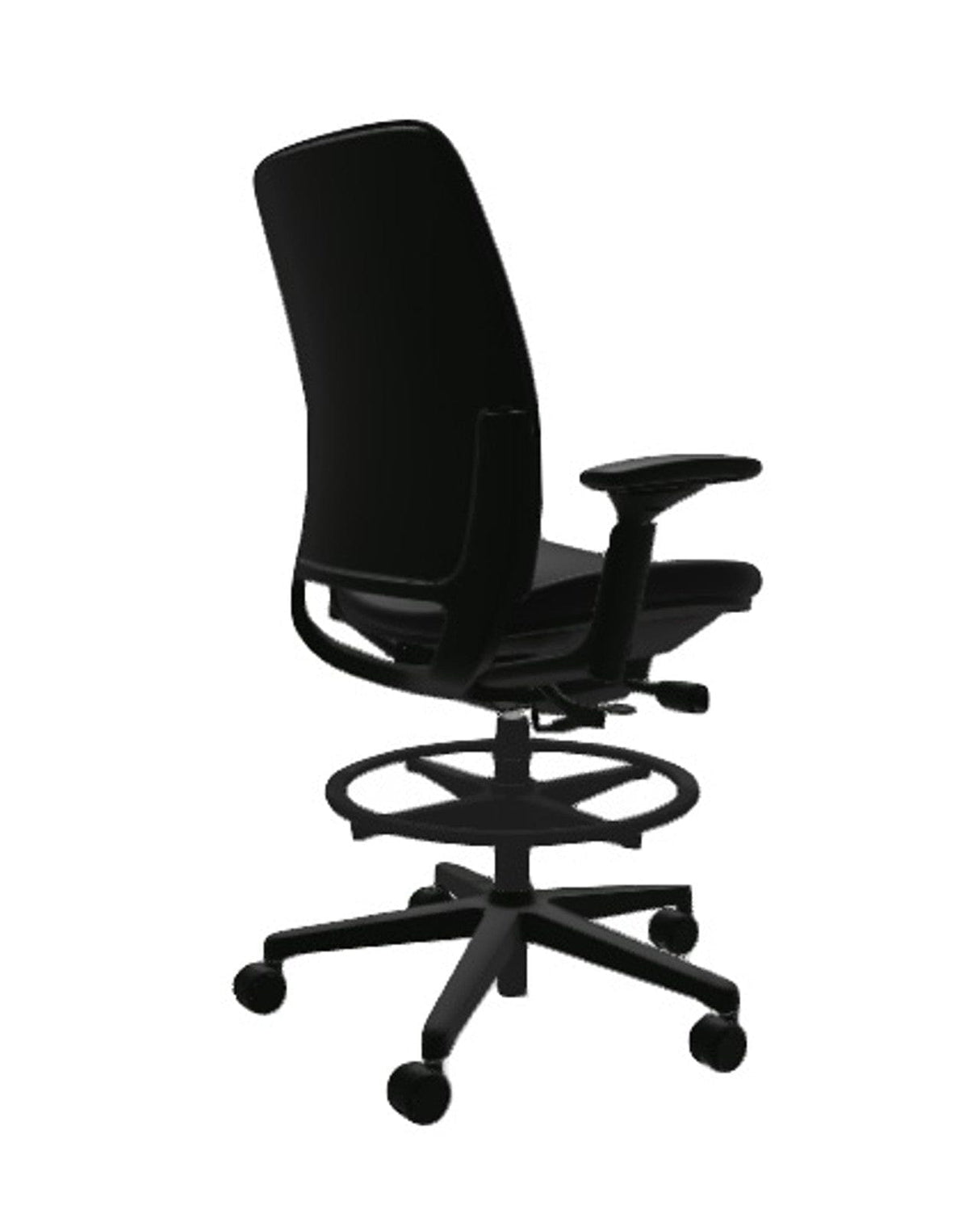 Office Logix Shop Steelcase Amia Stool, All Features, Adjustable Arms, Adjustable Lumbar Support (Renewed)