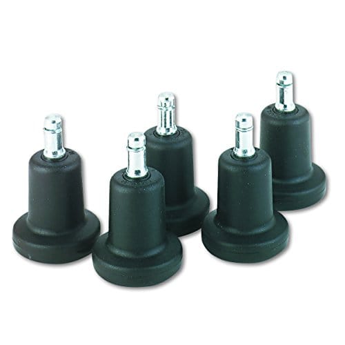 OfficeLogixShop Office Chair Caster OfficeLogixShop - High Profile Bell Glides (Set of 5)