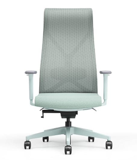 OfficeLogixShop Office Chairs Glacier Blue Nova Logix Fully Ergonomic Chair (New)