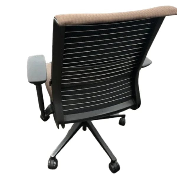 OfficeLogixShop Office Chairs Steelcase Think Chair Brown Upholstered