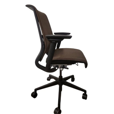 OfficeLogixShop Office Chairs Steelcase Think Chair Brown Upholstered