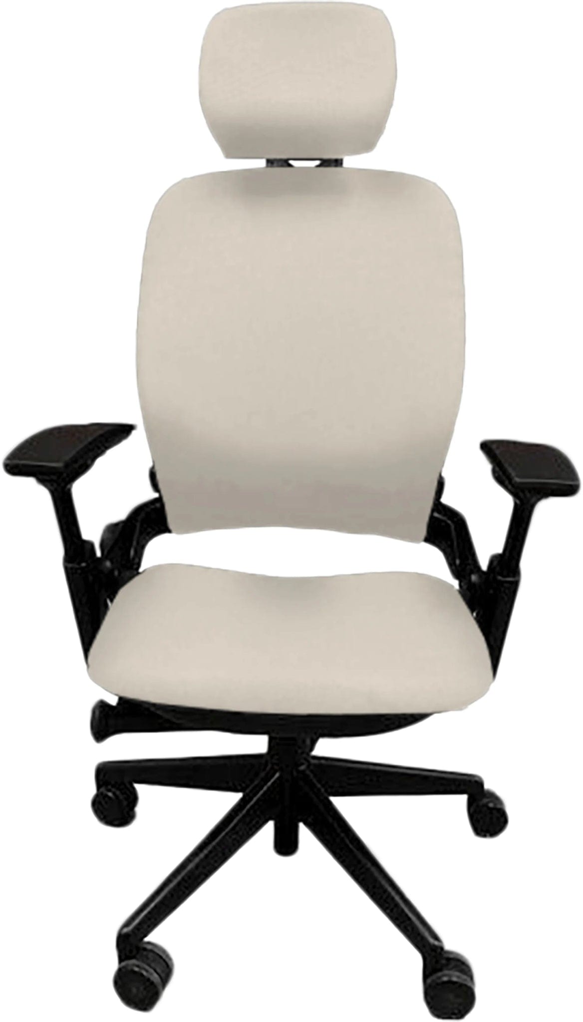 OfficeLogixShop Office Chairs Tan Steelcase Leap V2 Chair with Headrest (Chair ships in 3 business days and the headrest on 11 Jan)