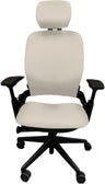 OfficeLogixShop Office Chairs Tan Steelcase Leap V2 Chair with Headrest (Chair ships in 3 business days and the headrest on 31 Dec)