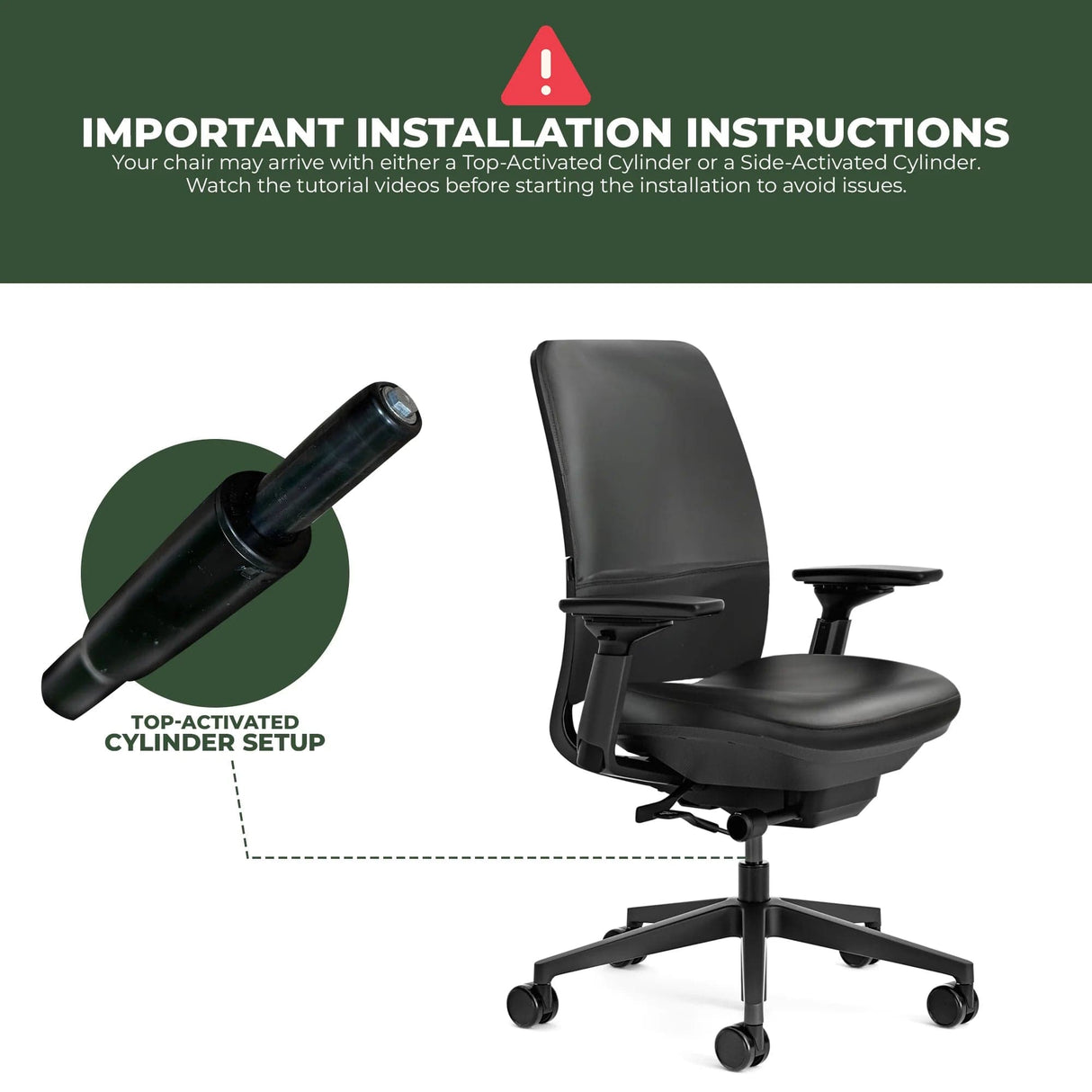 Steelcase Amia Task Chair - Fully Adjustable - Black Frame (Renewed) - Office Logix Shop