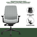 Steelcase Amia Task Chair - Fully Adjustable - Black Frame (Renewed) - Office Logix Shop