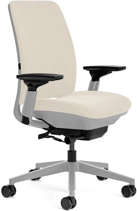 Steelcase Amia Task Chair - Fully Adjustable - Platinum Frame (Renewed) - Office Logix Shop