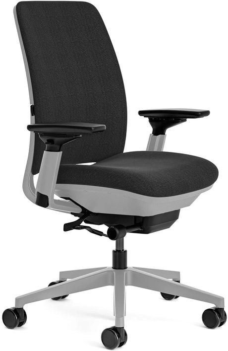 Steelcase Amia Task Chair - Fully Adjustable - Platinum Frame (Renewed) - Office Logix Shop