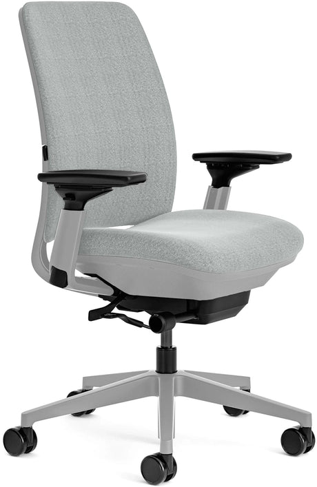 Steelcase Amia Task Chair - Fully Adjustable - Platinum Frame (Renewed) - Office Logix Shop