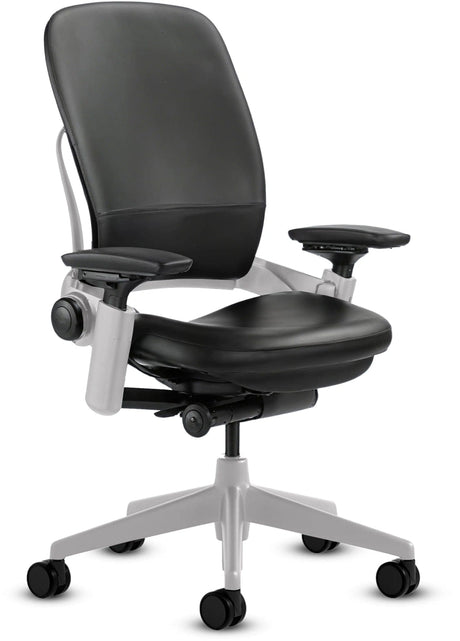 Steelcase Leap V2 Chair with Platinum Base and Frame - Fully Loaded (Rеnеwеd) - Office Logix Shop