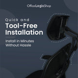 Steelcase Leap V2 Headrest - (Limited Quantity in Stock) - UTILITY PATENT PENDING - Office Logix Shop