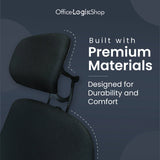 Steelcase Leap V2 Headrest - (Limited Quantity in Stock) - UTILITY PATENT PENDING - Office Logix Shop