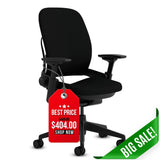 Steelcase Leap V2 Chair with Black Base and Frame (Rеnеwеd) - Office Logix Shop