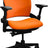 Steelcase Office Chairs Orange Steelcase Leap V2 Chair with Black Base and Frame  (Rеnеwеd)