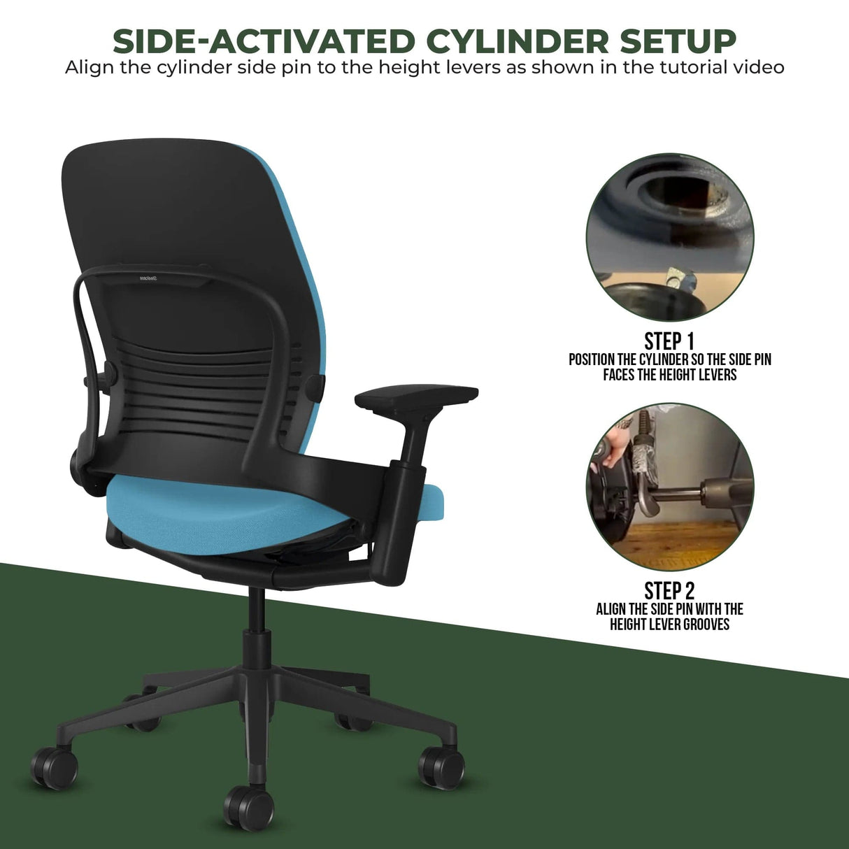 Steelcase Leap V2 Chair with Black Base and Frame - Fully Loaded (Rеnеwеd) - Office Logix Shop