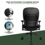 Steelcase Office Chairs Steelcase Leap V2 Chair with Black Base and Frame - Fully Loaded (Rеnеwеd)