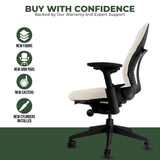 Steelcase Office Chairs Steelcase Leap V2 Chair with Black Base and Frame - Fully Loaded (Rеnеwеd)