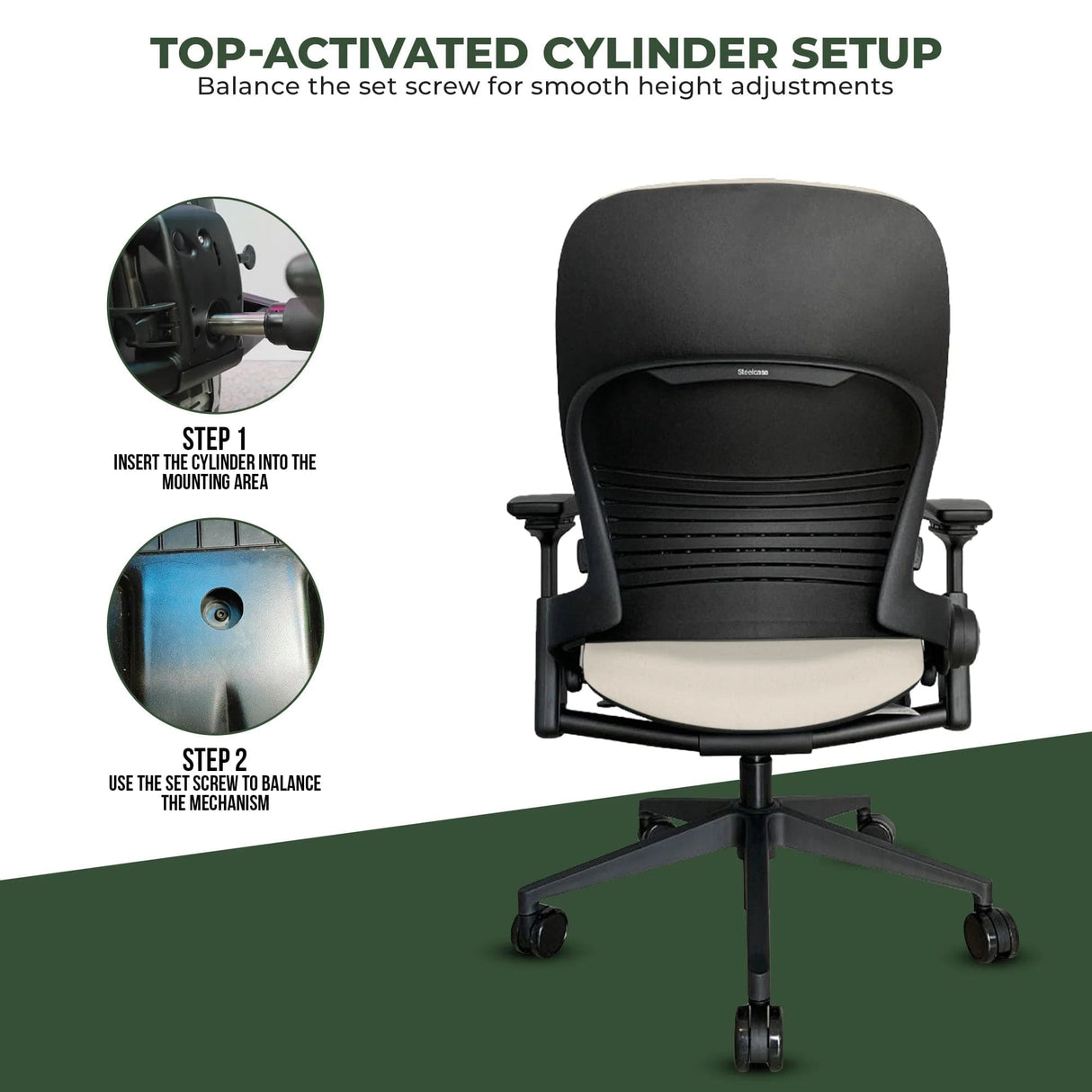 Steelcase Office Chairs Steelcase Leap V2 Chair with Black Base and Frame - Fully Loaded (Rеnеwеd)