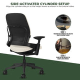 Steelcase Office Chairs Steelcase Leap V2 Chair with Black Base and Frame - Fully Loaded (Rеnеwеd)