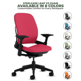 Steelcase Leap V2 Chair with Black Base and Frame (Rеnеwеd) - Office Logix Shop