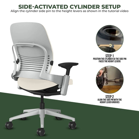 Steelcase Office Chairs Steelcase Leap V2 Chair with Platinum Base and Frame - Fully Loaded (Rеnеwеd)