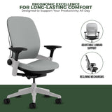 Steelcase Office Chairs Steelcase Leap V2 Chair with Platinum Base and Frame - Fully Loaded (Rеnеwеd)