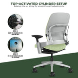 Steelcase Leap V2 - Fully Loaded w/Lumbar Support (Renewed) - Office Logix Shop