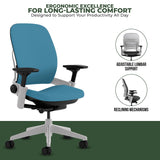 Steelcase Leap V2 - Fully Loaded w/Lumbar Support (Renewed) - Office Logix Shop