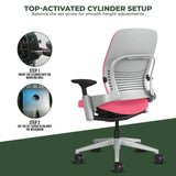 Steelcase Leap V2 - Fully Loaded w/Lumbar Support (Renewed) - Office Logix Shop