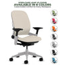 Steelcase Office Chairs Tan Steelcase Leap V2 Chair with Platinum Base and Frame - Fully Loaded (Rеnеwеd)