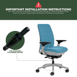 Steelcase Amia Task Chair - Fully Adjustable - Platinum Frame (Renewed) - Office Logix Shop