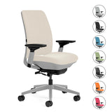 Steelcase Office Task Chair Steelcase Amia Task Chair - Fully Adjustable - Platinum Frame  (Renewed)