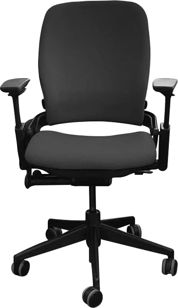 Steelcase Office Task Chair Steelcase Leap V2 Chair with Black Base and Frame  (Rеnеwеd)