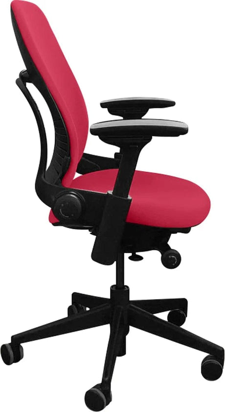 Steelcase Office Task Chair Steelcase Leap V2 Chair with Black Base and Frame  (Rеnеwеd)